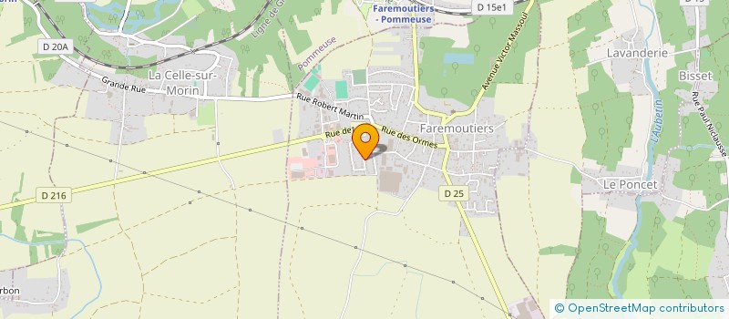 localisation de l'entreprise MADAME MELINA MELINA  FAREMOUTIERS