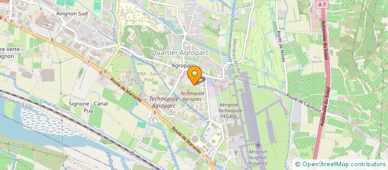 localisation de l'entreprise MADAME MELINA MEZIANI  AVIGNON