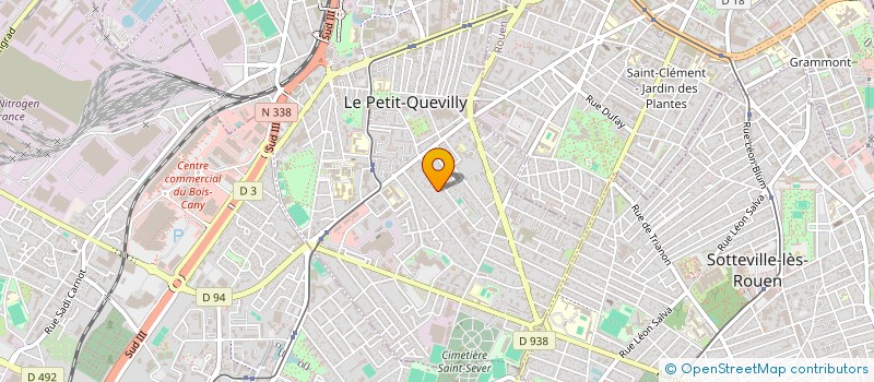 localisation de l'entreprise MADAME MELINA MOREIRA DIAS  LE PETIT-QUEVILLY