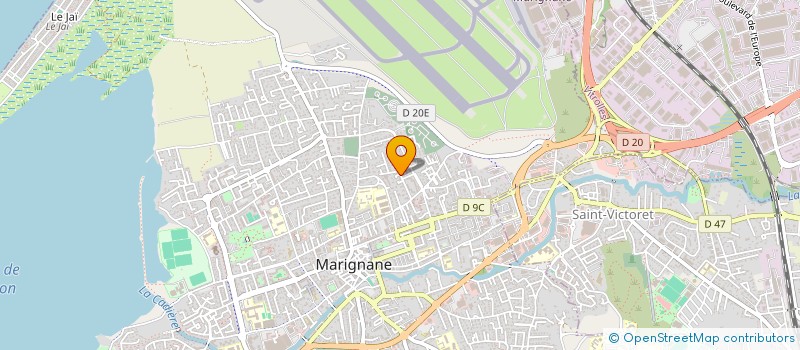 localisation de l'entreprise MADAME MELINA MURATORE  MARIGNANE