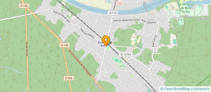 localisation de l'entreprise MADAME MELINA NEVES  BOIS-LE-ROI