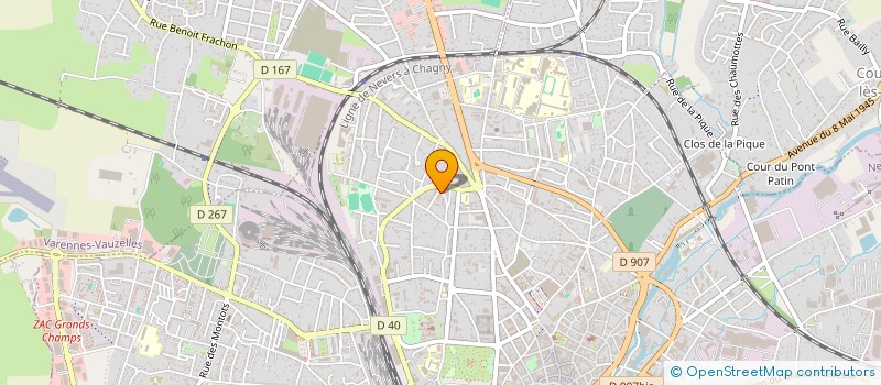 localisation de l'entreprise MADAME MELINA NUNEZ LARRANAGA à NEVERS