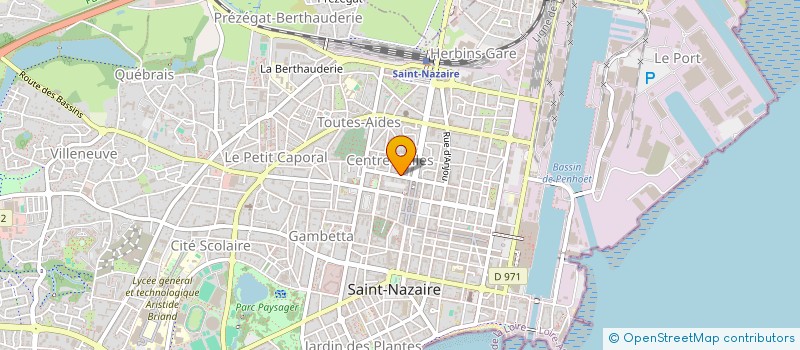 localisation de l'entreprise MADAME MELINA ONDER  SAINT-NAZAIRE