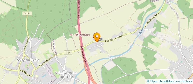 localisation de l'entreprise MADAME MELINA OSES  PERTHES