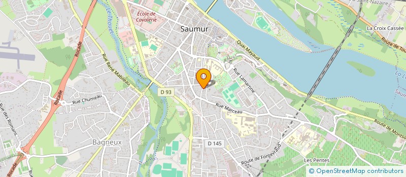 localisation de l'entreprise MADAME MELINA PINTO à SAUMUR