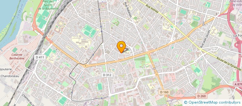 localisation de l'entreprise MADAME MELINA PLANTON  ANGERS