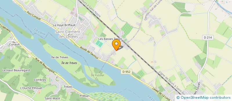 localisation de l'entreprise MADAME MELINA PLENET  GENNES-VAL-DE-LOIRE