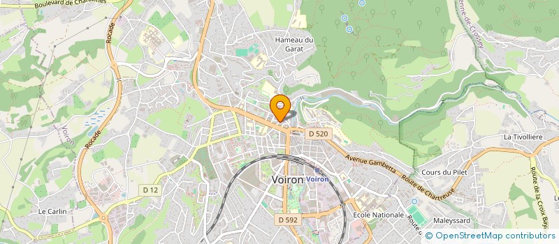 localisation de l'entreprise MADAME MELINA PROFETA  VOIRON