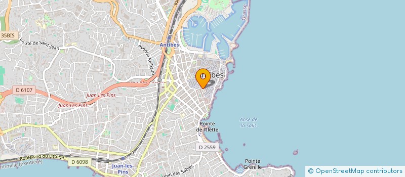 localisation de l'entreprise MADAME MELINA QUINTALET  ANTIBES