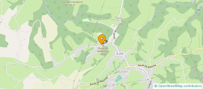 localisation de l'entreprise MADAME MELINA RABETSIFERANA  BARDOS