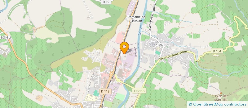 localisation de l'entreprise MADAME MELINA RALLIERES à LIMOUX