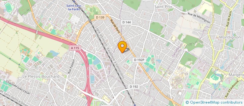 localisation de l'entreprise MADAME MELINA RICHET à SAINT-PRIX