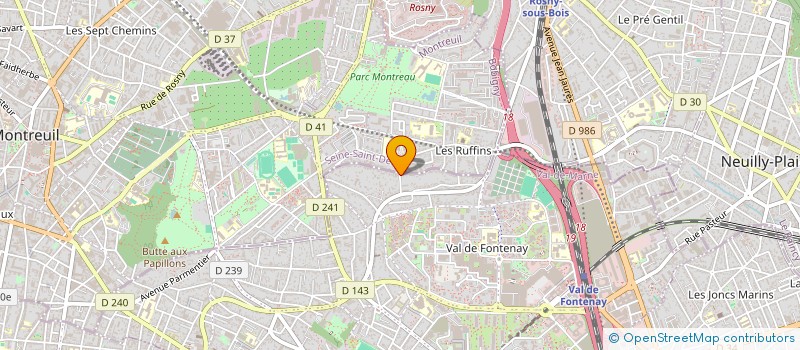 localisation de l'entreprise MADAME MELINA ROBERT à FONTENAY-SOUS-BOIS