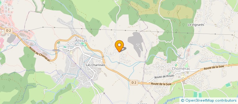 localisation de l'entreprise MADAME MELINA ROUCHON  CHOMERAC