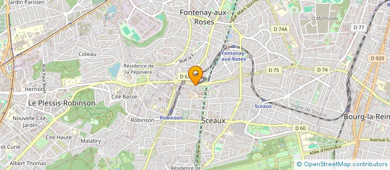 localisation de l'entreprise MADAME MELINA SPANIER  FONTENAY-AUX-ROSES
