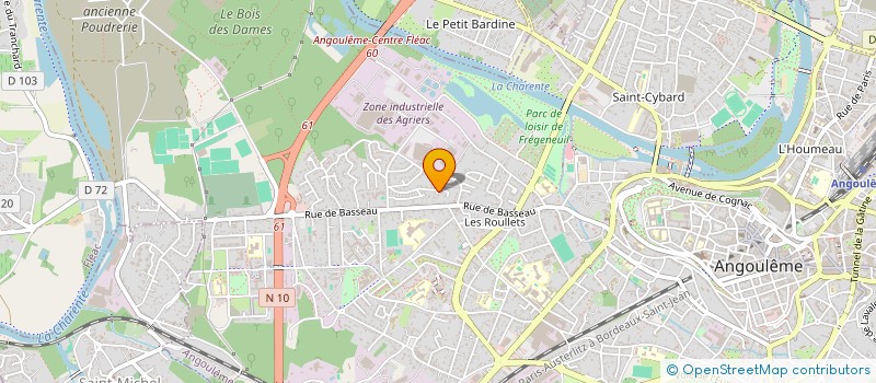 localisation de l'entreprise MADAME MELINA TEKKOUK à ANGOULEME