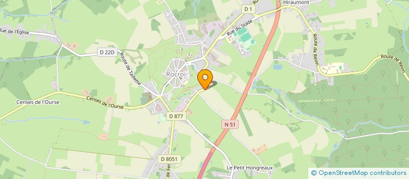 localisation de l'entreprise MADAME MELINA TOUPET à ROCROI