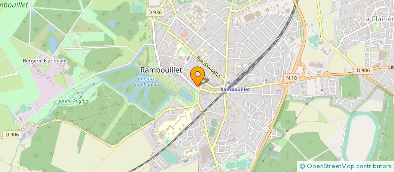 localisation de l'entreprise MADAME MELINA URICH à RAMBOUILLET
