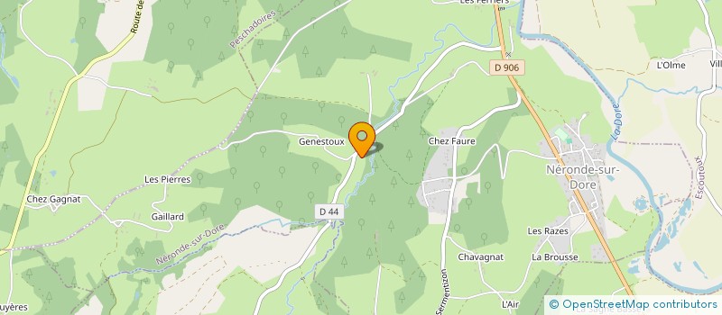 localisation de l'entreprise MADAME MELINA VIENNET à VOLLORE-MONTAGNE
