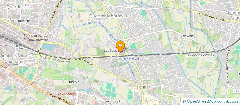localisation de l'entreprise MADAME MELINA VIGNASSOULES à AVIGNON