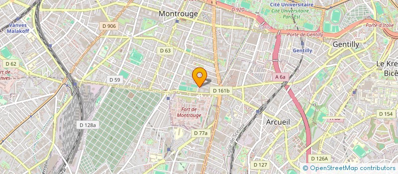 localisation de l'entreprise MADAME MELINA VILANT  MONTROUGE