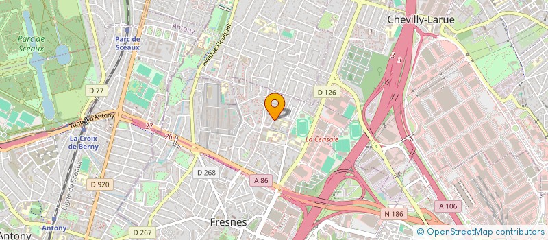 localisation de l'entreprise MADAME MELIND JOSEPH  FRESNES