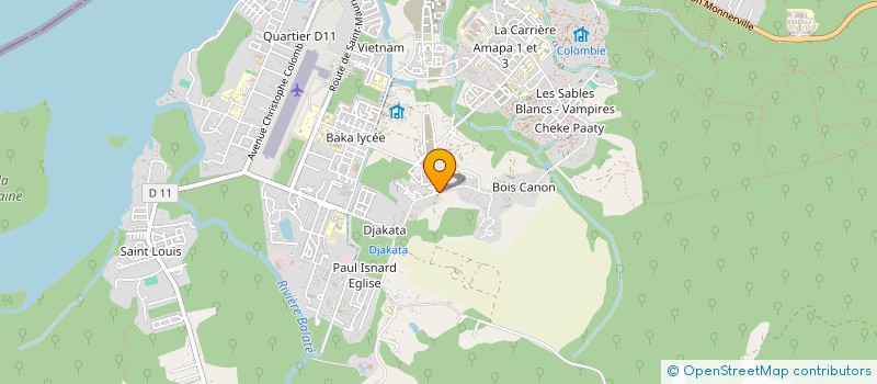localisation de l'entreprise MADAME MELINDA ATINSA  SAINT-LAURENT-DU-MARONI