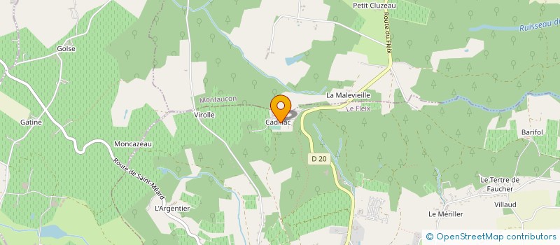 localisation de l'entreprise MADAME MELINDA BARET  FRAISSE