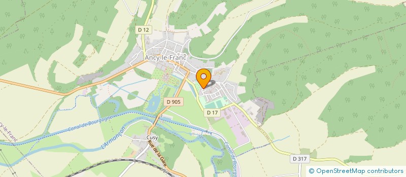 localisation de l'entreprise MADAME MELINDA BILLIOTTE  ANCY-LE-FRANC