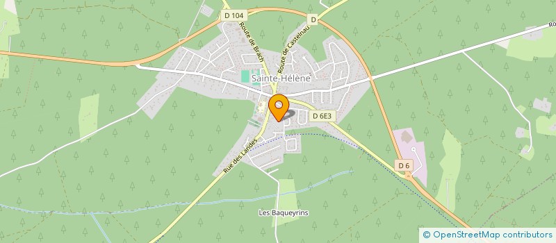 localisation de l'entreprise MADAME MELINDA BIZ  SAINTE-HELENE