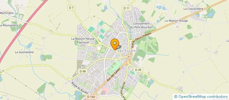 localisation de l'entreprise MADAME MELINDA BLANCHET  ESSARTS-EN-BOCAGE