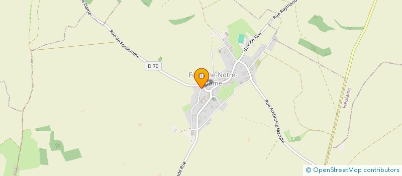 localisation de l'entreprise MADAME MELINDA BOULANT à FONTAINE-NOTRE-DAME