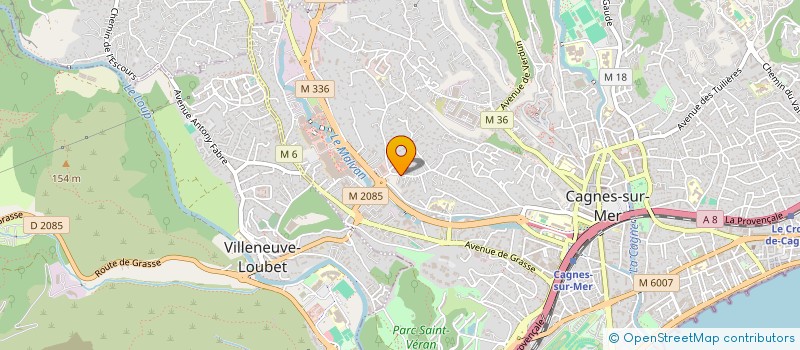 localisation de l'entreprise MADAME MELINDA BUTELLI à CAGNES-SUR-MER