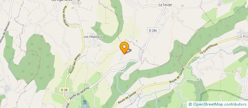 localisation de l'entreprise MADAME MELINDA CABART  SAINT-GEOIRE-EN-VALDAINE