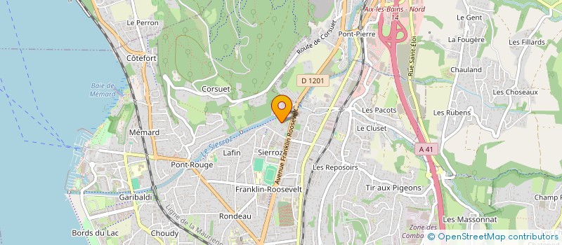 localisation de l'entreprise MADAME MELINDA CAKIR  AIX-LES-BAINS