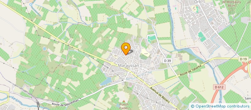 localisation de l'entreprise MADAME MELINDA CAZANAVE  MARAUSSAN