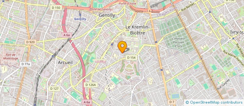 localisation de l'entreprise MADAME MELINDA CHEBBAH  LE KREMLIN-BICETRE