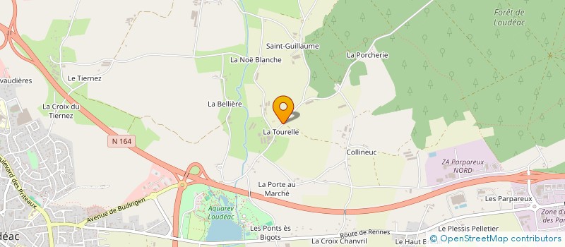 localisation de l'entreprise MADAME MELINDA CICERONE à LOUDEAC