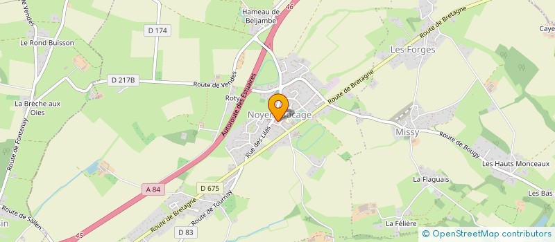 localisation de l'entreprise MADAME MELINDA COQUARD  VAL D'ARRY