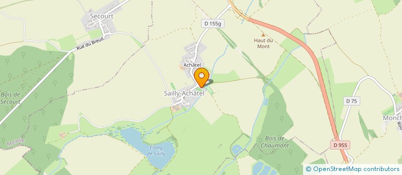 localisation de l'entreprise MADAME MELINDA COUDERT  SAILLY-ACHATEL