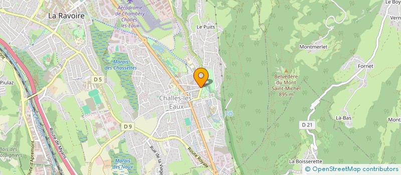 localisation de l'entreprise MADAME MELINDA COUDRAY  CHALLES-LES-EAUX