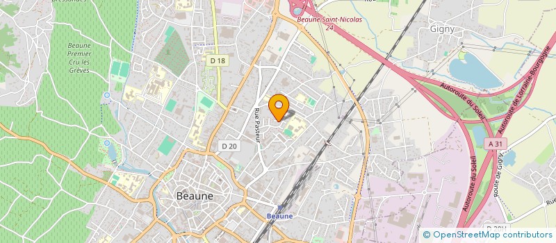 localisation de l'entreprise MADAME MELINDA DA SILVA  CHOREY-LES-BEAUNE