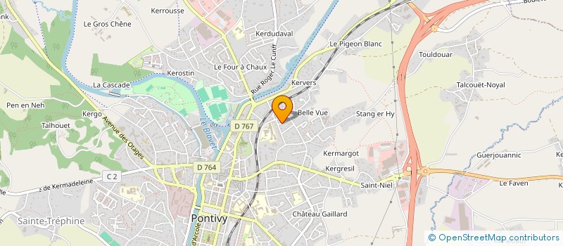 localisation de l'entreprise MADAME MELINDA DELAUNEY  PONTIVY