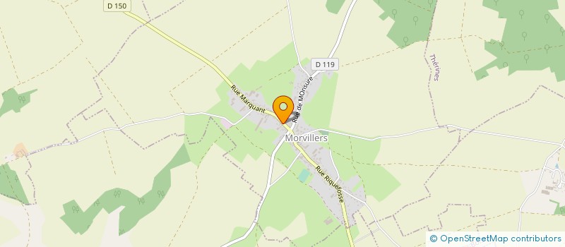localisation de l'entreprise MADAME MELINDA DEPUILLE  MORVILLERS
