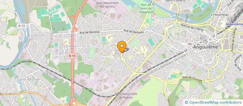 localisation de l'entreprise MADAME MELINDA DESSALLES à ANGOULEME
