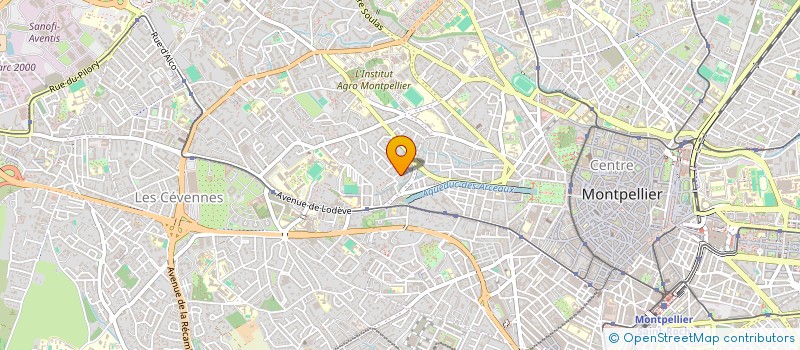 localisation de l'entreprise MADAME MELINDA DUDA  BALARUC-LES-BAINS