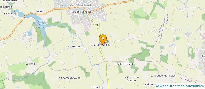 localisation de l'entreprise MADAME MELINDA DUMONTIER  SAINT-COULOMB