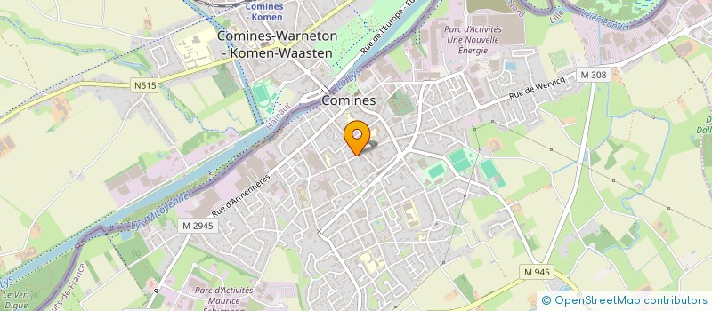 localisation de l'entreprise MADAME MELINDA DURIEZ  COMINES