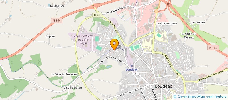 localisation de l'entreprise MADAME MELINDA ETOUARIA à LOUDEAC