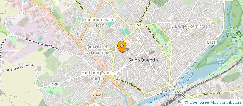 localisation de l'entreprise MADAME MELINDA FEAT à SAINT-QUENTIN